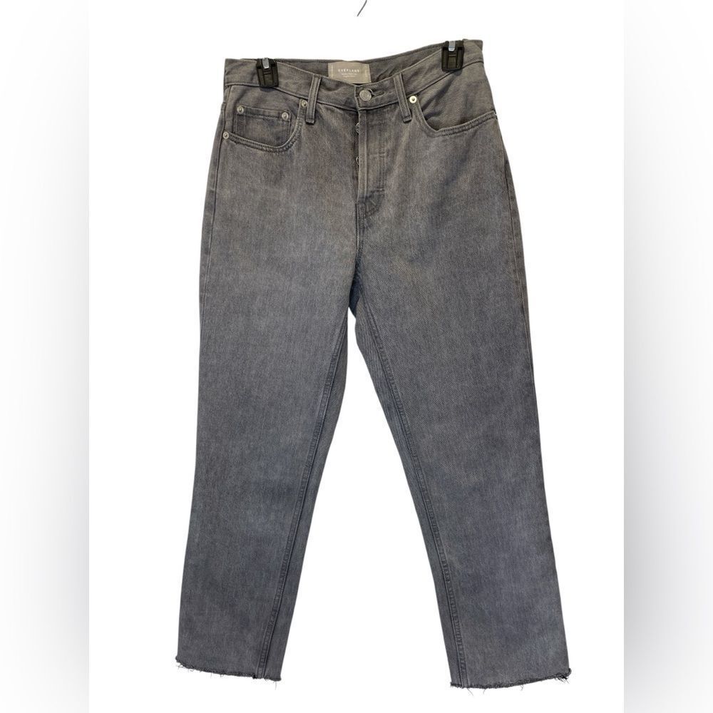 Everlane Gray Washed 90s Cheeky Organic Cotton Cropped  Jeans size 27